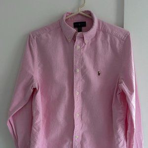 Ralph Lauren Boys Pink Oxford Button Down Shirt (Size 18/20)